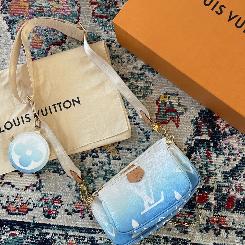Louis Vuitton blue Multi pochette